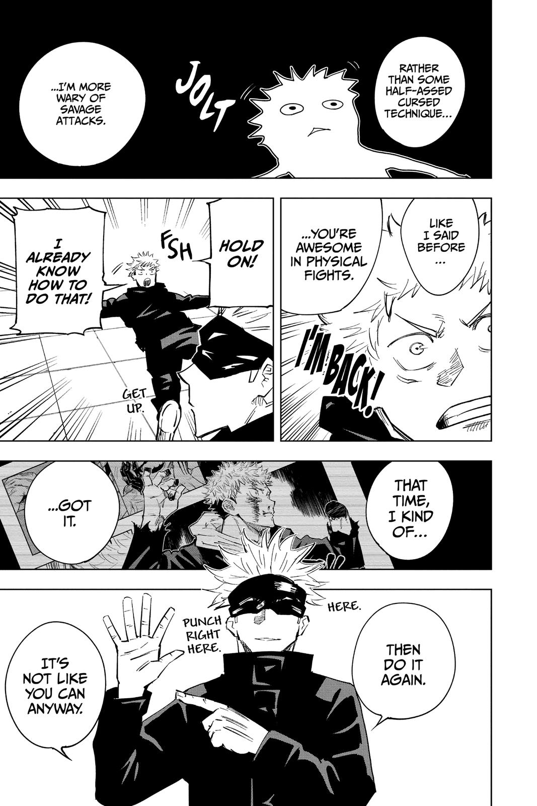 Jujutsu Kaisen Manga Chapter 12 page 15 - Pushing Forward scene