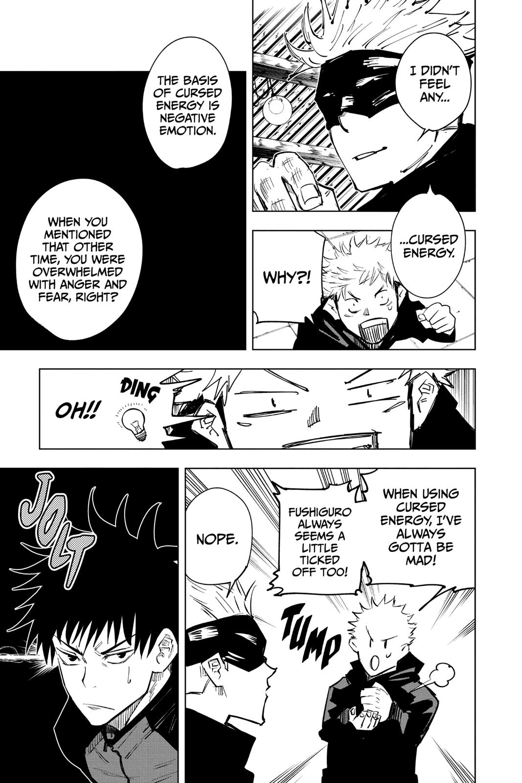 Jujutsu Kaisen Manga Chapter 12 page 17 - Pushing Forward scene