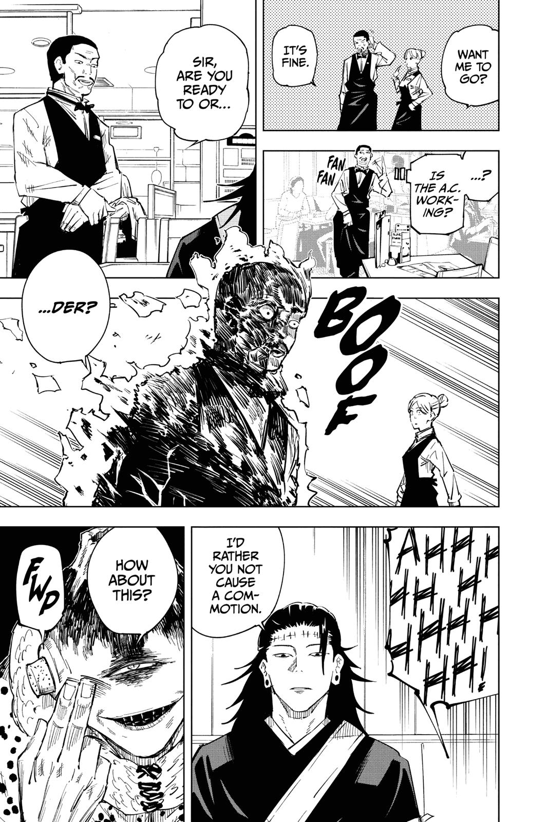 Jujutsu Kaisen Manga Chapter 12 page 3 - Pushing Forward scene