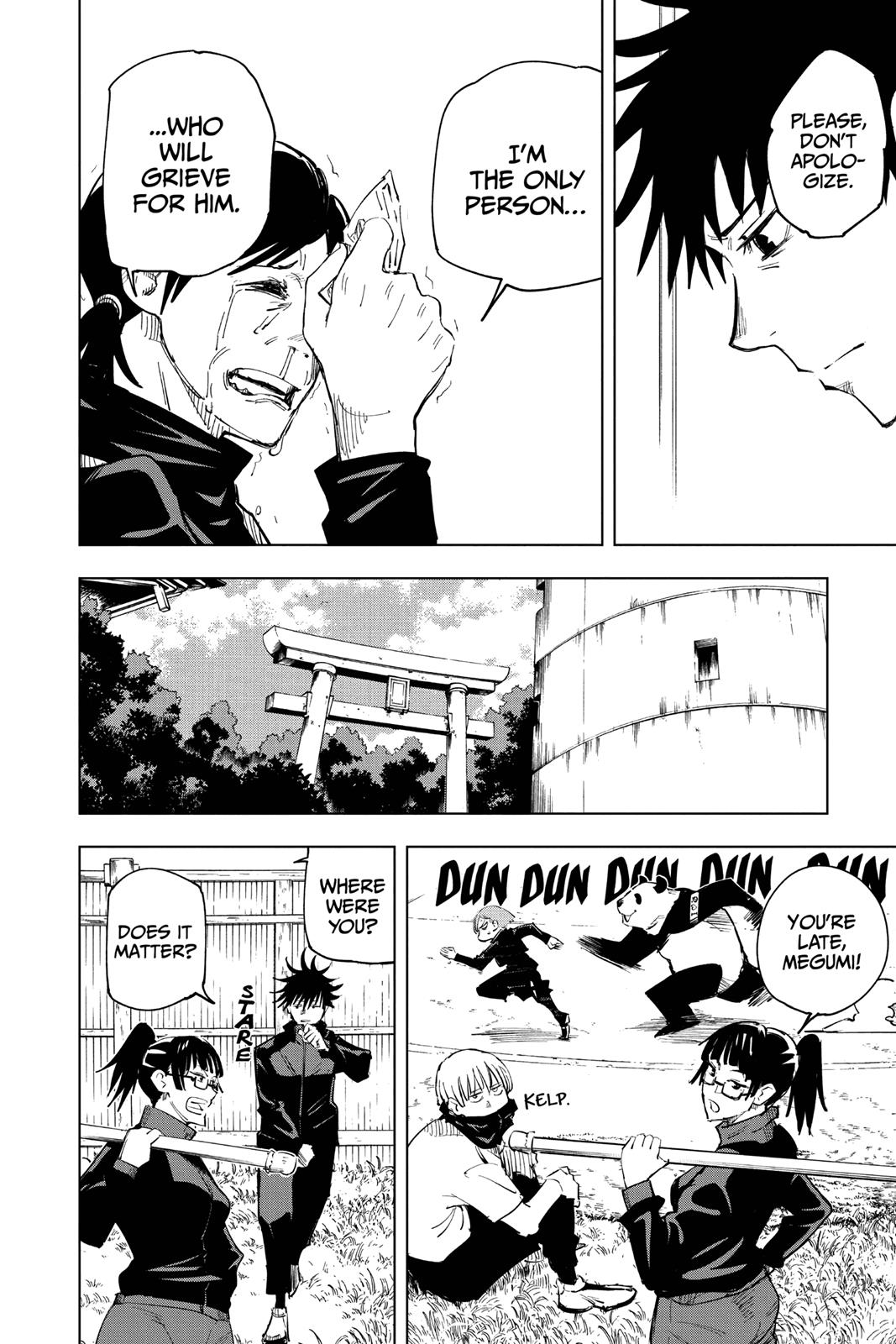 Jujutsu Kaisen Manga Chapter 12 page 8 - Pushing Forward scene