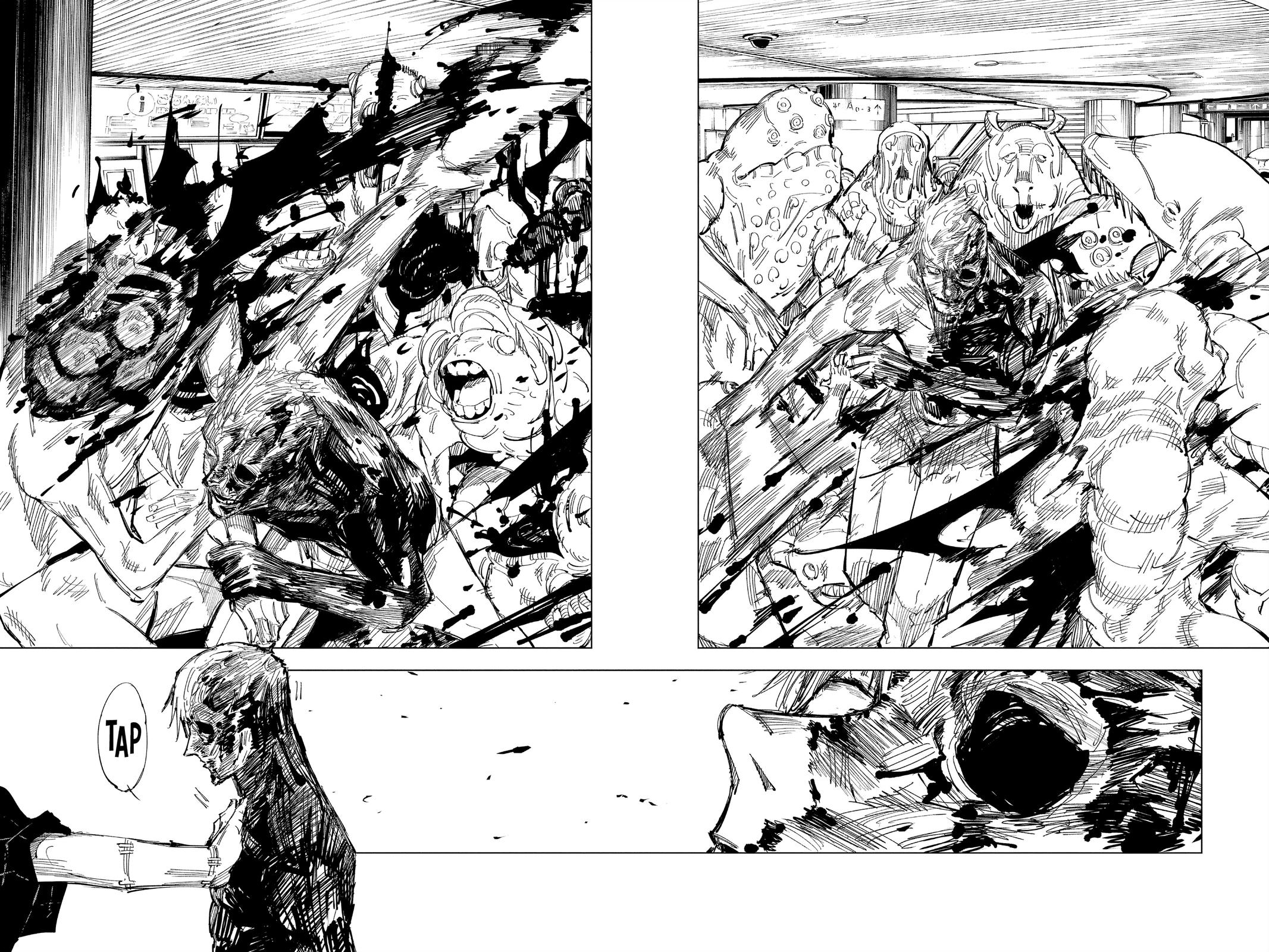 Jujutsu Kaisen Manga Chapter 120 page 12 - The Shibuya Incident, Part 38 scene