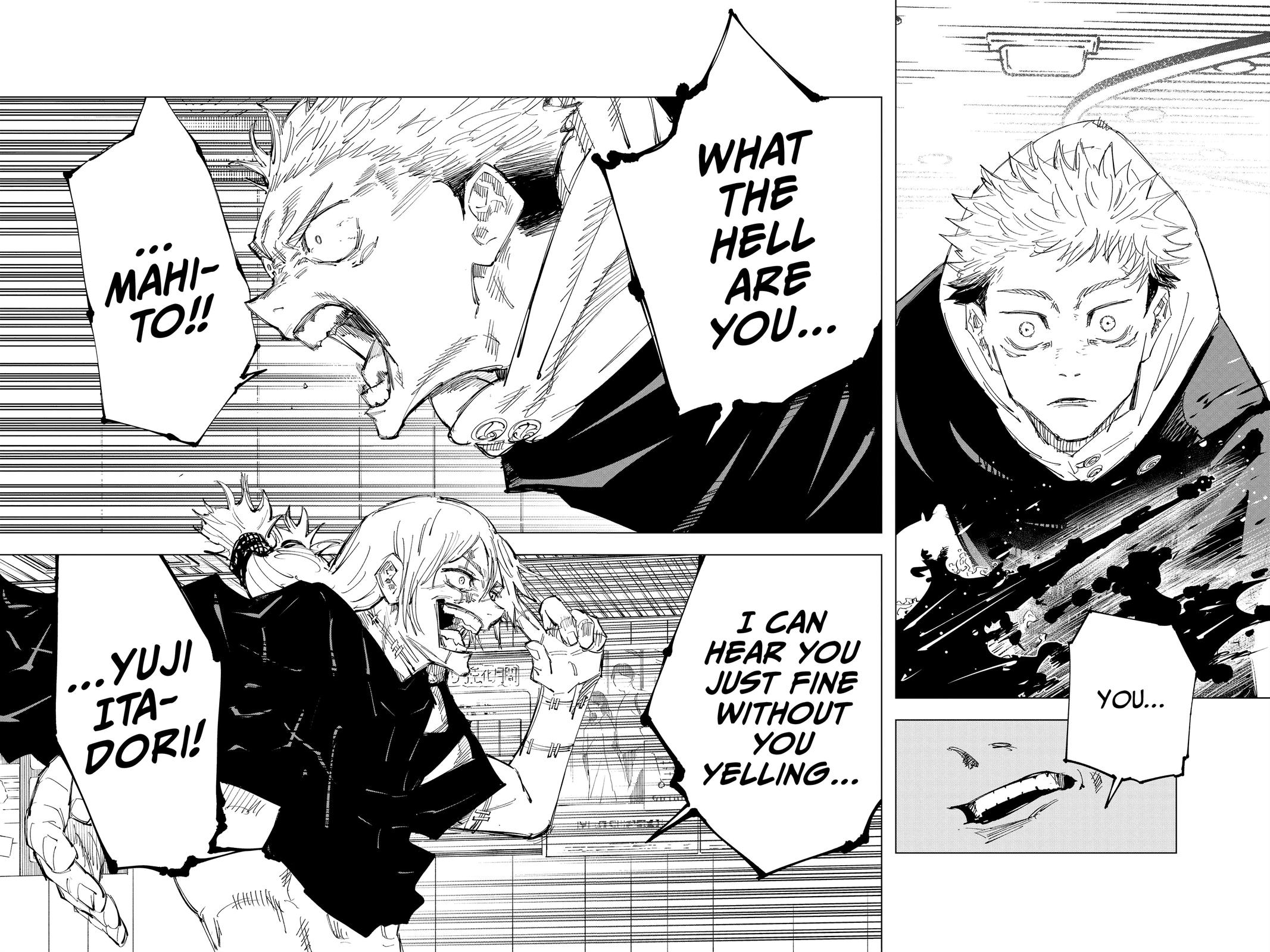 Jujutsu Kaisen Manga Chapter 120 page 17 - The Shibuya Incident, Part 38 scene