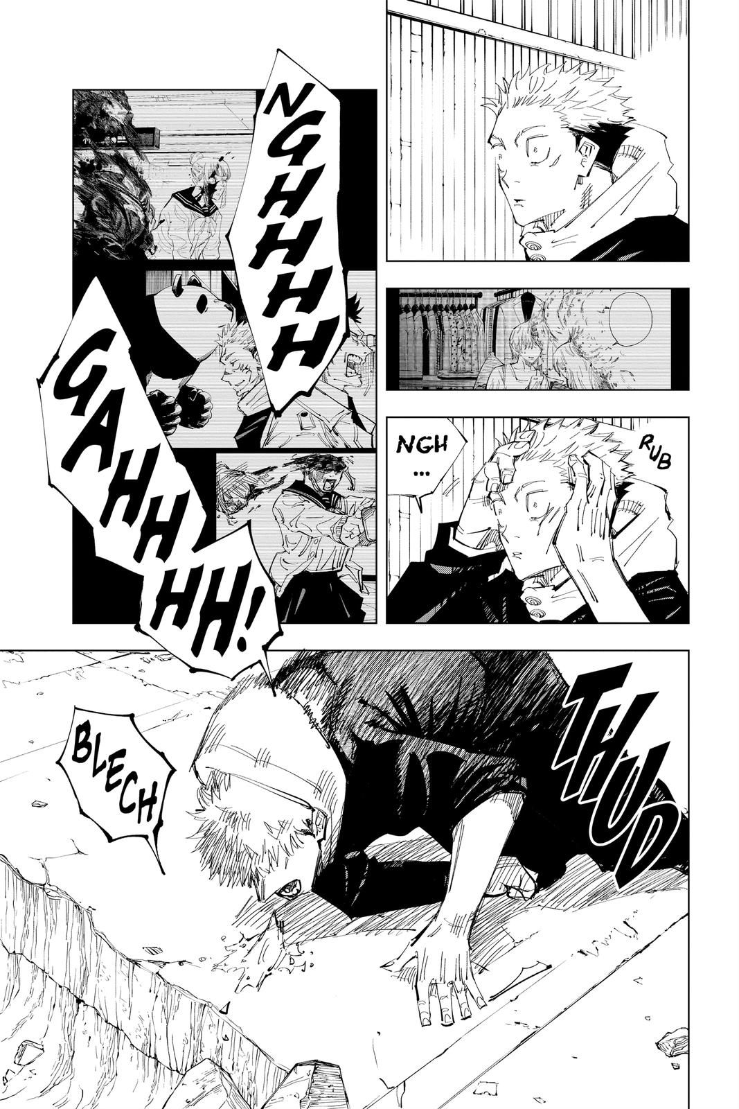 Jujutsu Kaisen Manga Chapter 120 page 3 - The Shibuya Incident, Part 38 scene