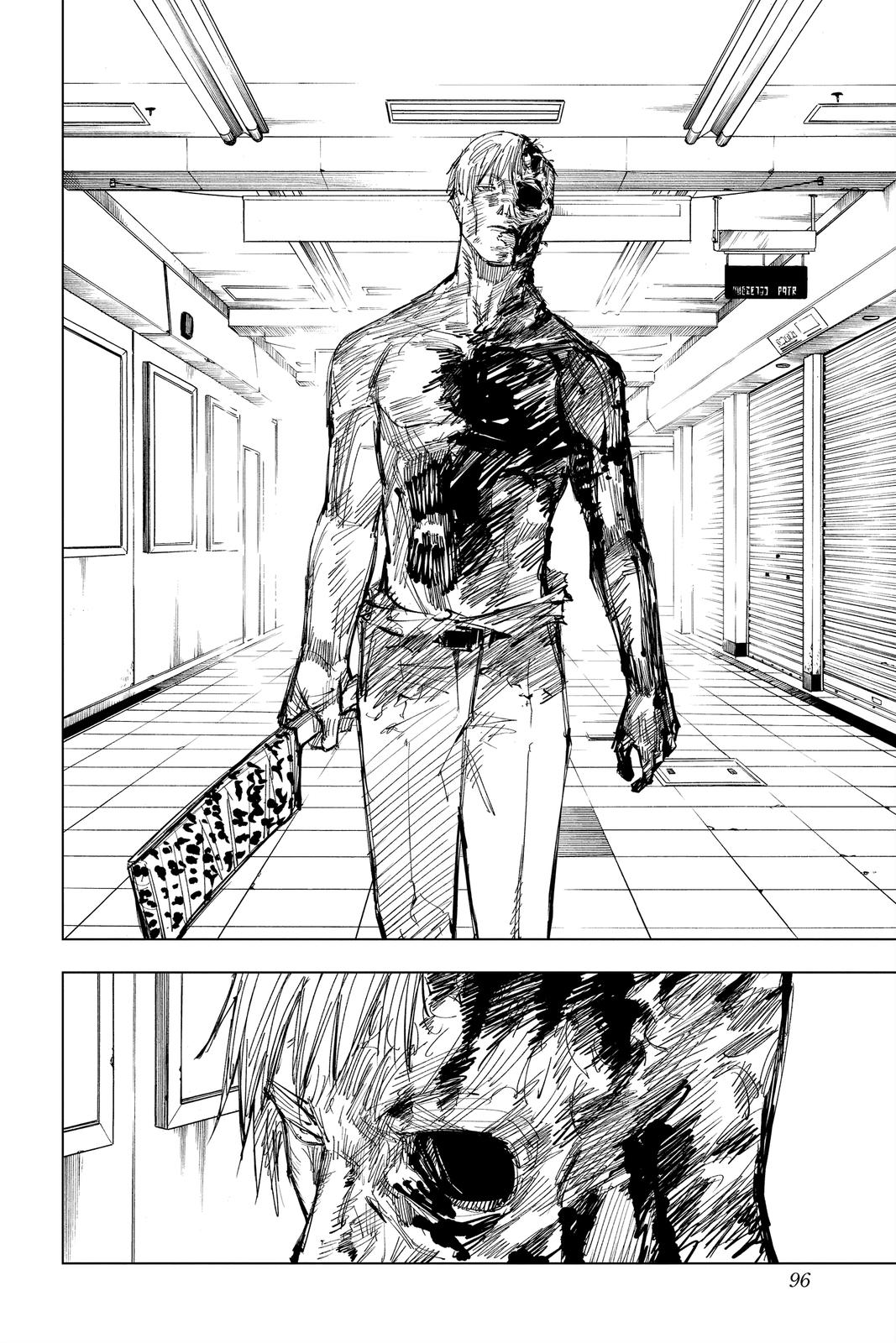 Jujutsu Kaisen Manga Chapter 120 page 8 - The Shibuya Incident, Part 38 scene