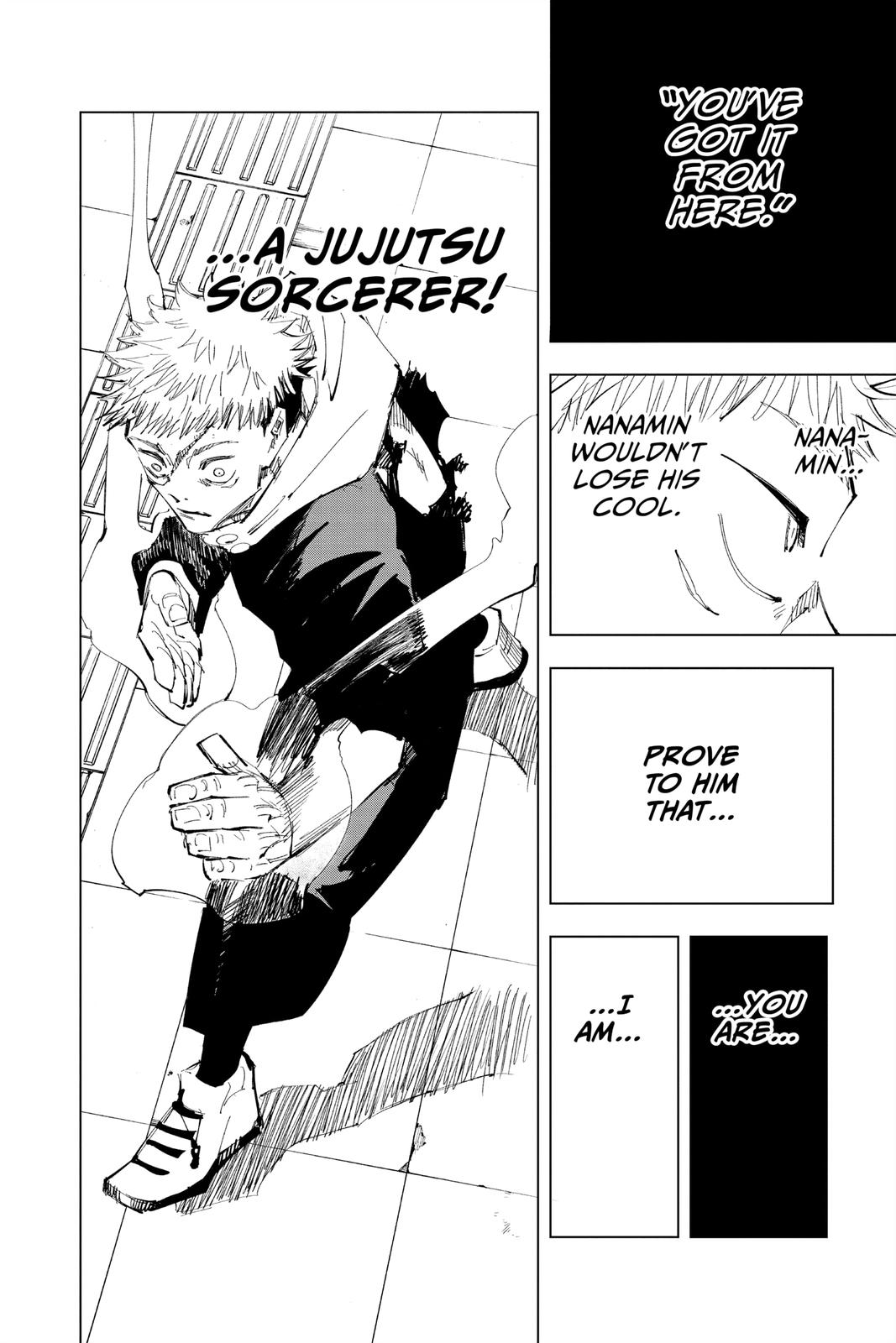Jujutsu Kaisen Manga Chapter 121 page 11 - The Shibuya Incident, Part 39 scene
