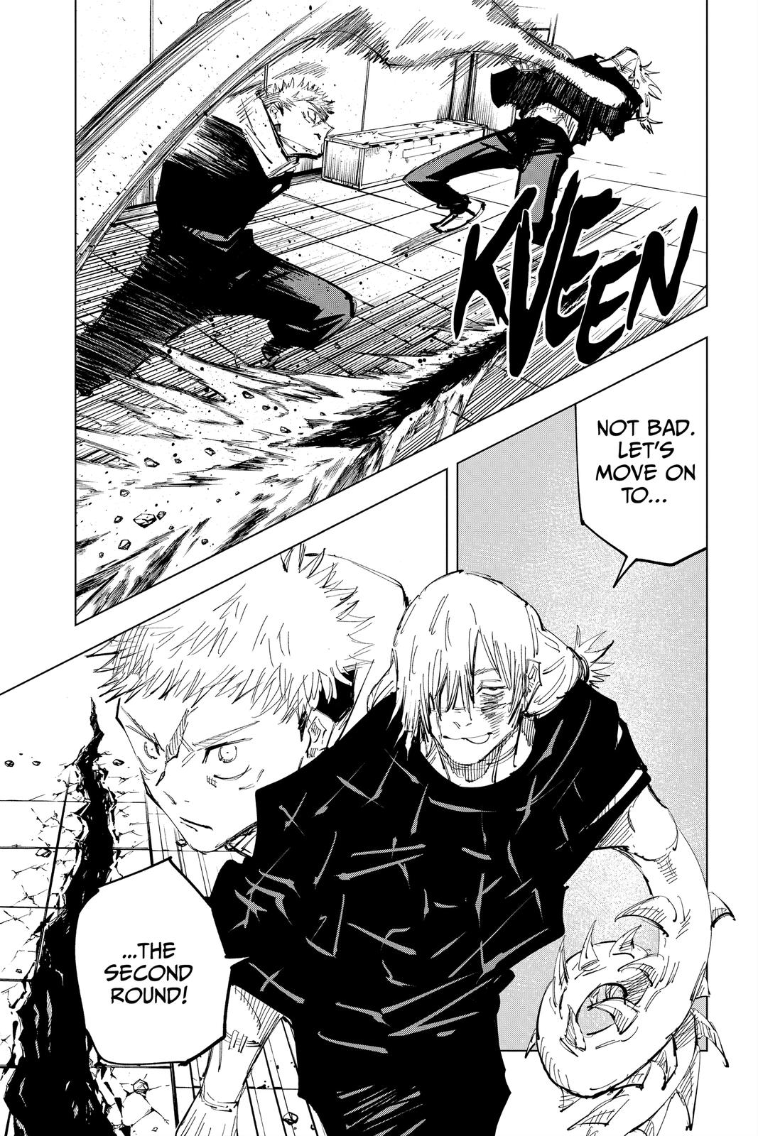 Jujutsu Kaisen Manga Chapter 121 page 18 - The Shibuya Incident, Part 39 scene