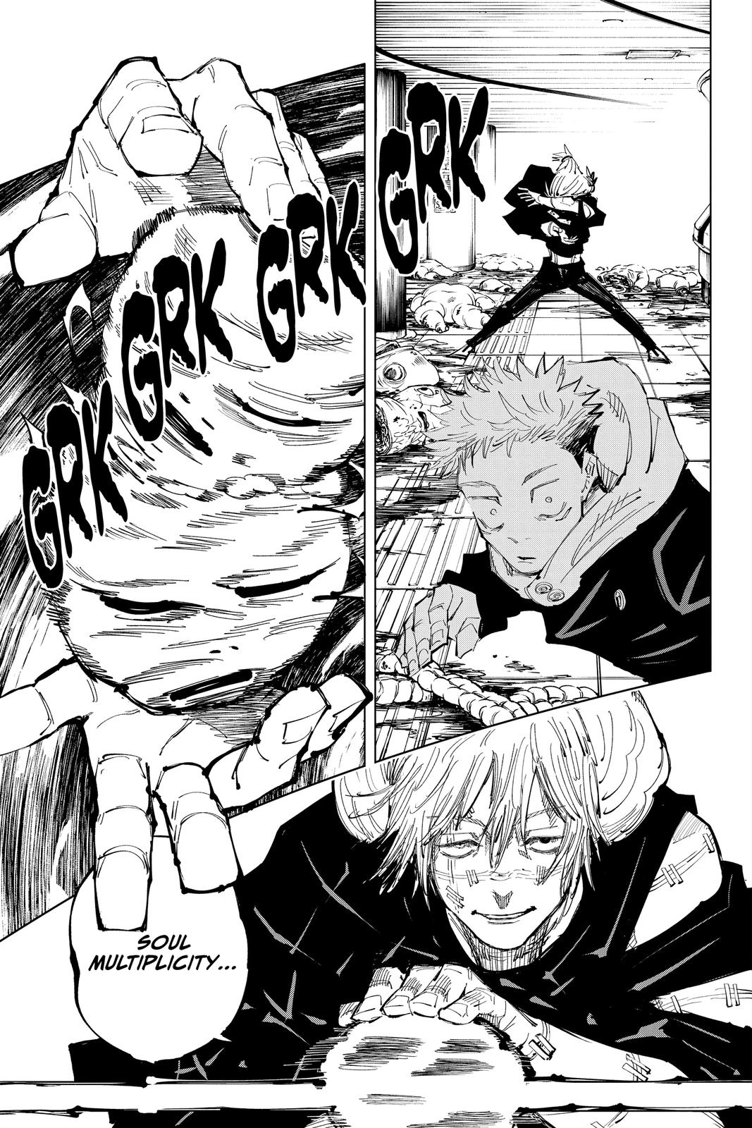 Jujutsu Kaisen Manga Chapter 121 page 3 - The Shibuya Incident, Part 39 scene
