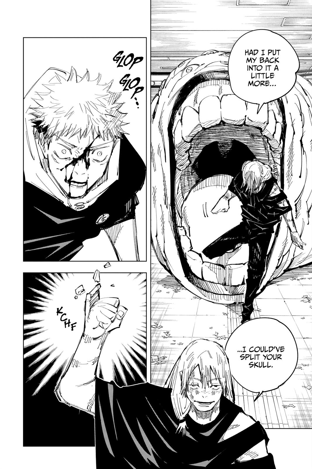 Jujutsu Kaisen Manga Chapter 121 page 7 - The Shibuya Incident, Part 39 scene