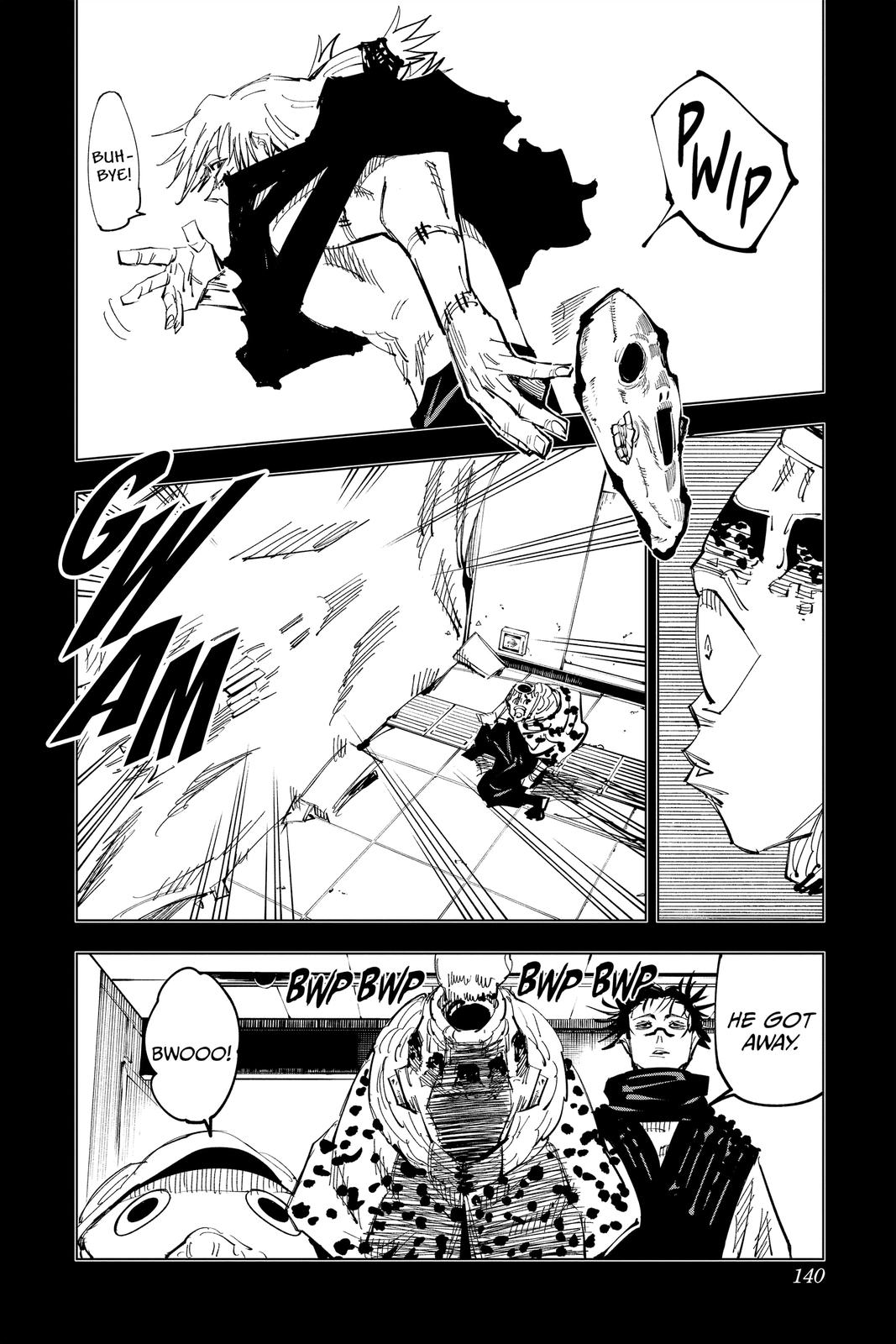 Jujutsu Kaisen Manga Chapter 122 page 12 - The Shibuya Incident, Part 40 scene