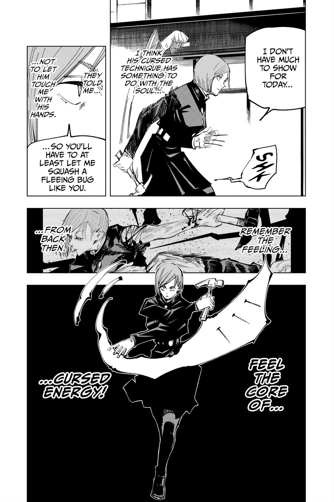 Jujutsu Kaisen Manga Chapter 122 page 15 - The Shibuya Incident, Part 40 scene