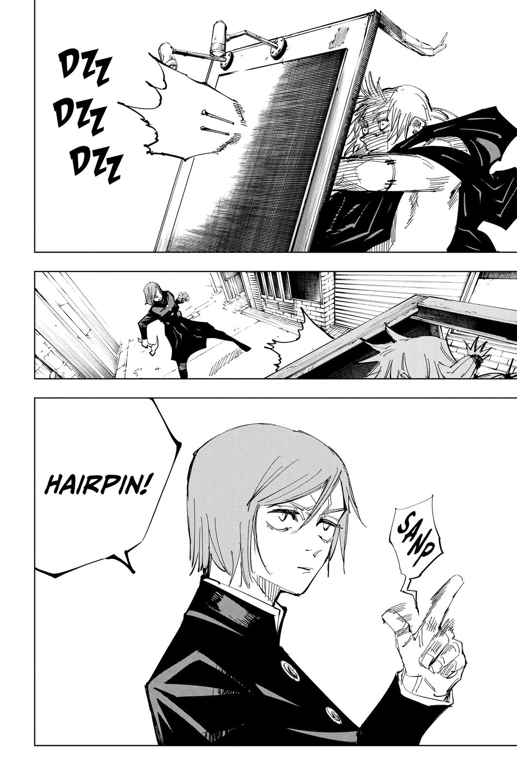 Jujutsu Kaisen Manga Chapter 122 page 18 - The Shibuya Incident, Part 40 scene