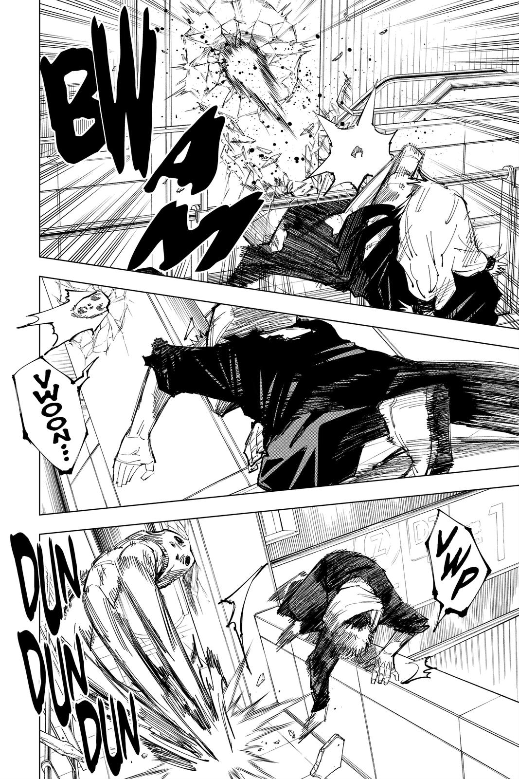 Jujutsu Kaisen Manga Chapter 122 page 2 - The Shibuya Incident, Part 40 scene