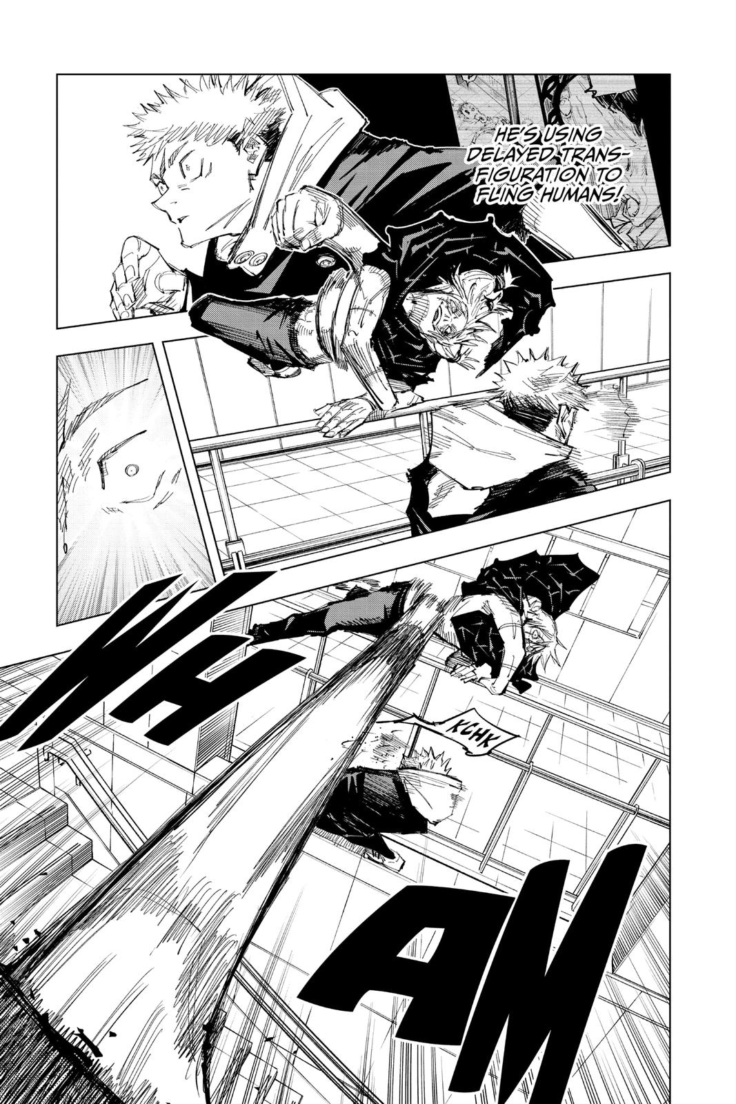 Jujutsu Kaisen Manga Chapter 122 page 3 - The Shibuya Incident, Part 40 scene