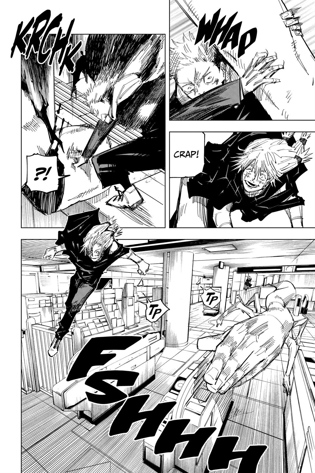 Jujutsu Kaisen Manga Chapter 122 page 4 - The Shibuya Incident, Part 40 scene
