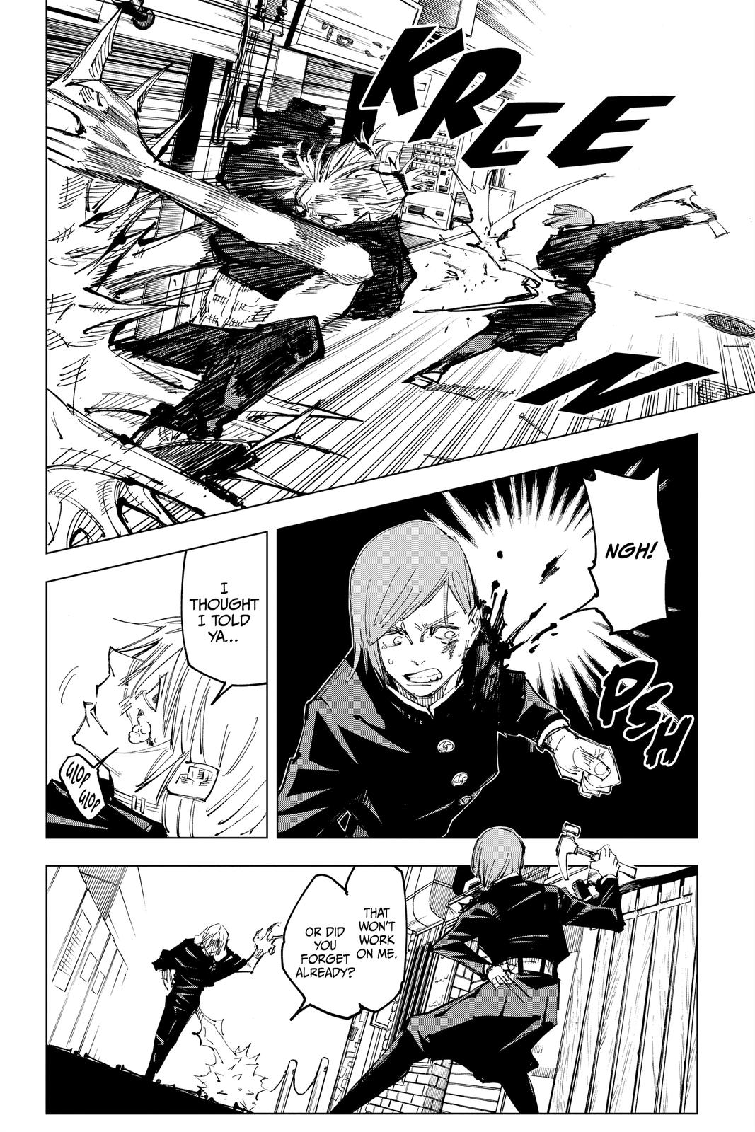 Jujutsu Kaisen Manga Chapter 123 page 11 - The Shibuya Incident, Part 41 scene