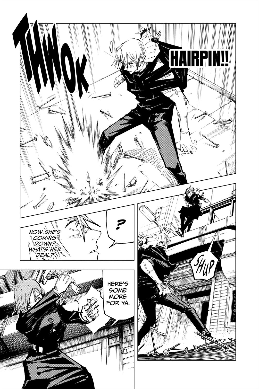 Jujutsu Kaisen Manga Chapter 123 page 14 - The Shibuya Incident, Part 41 scene