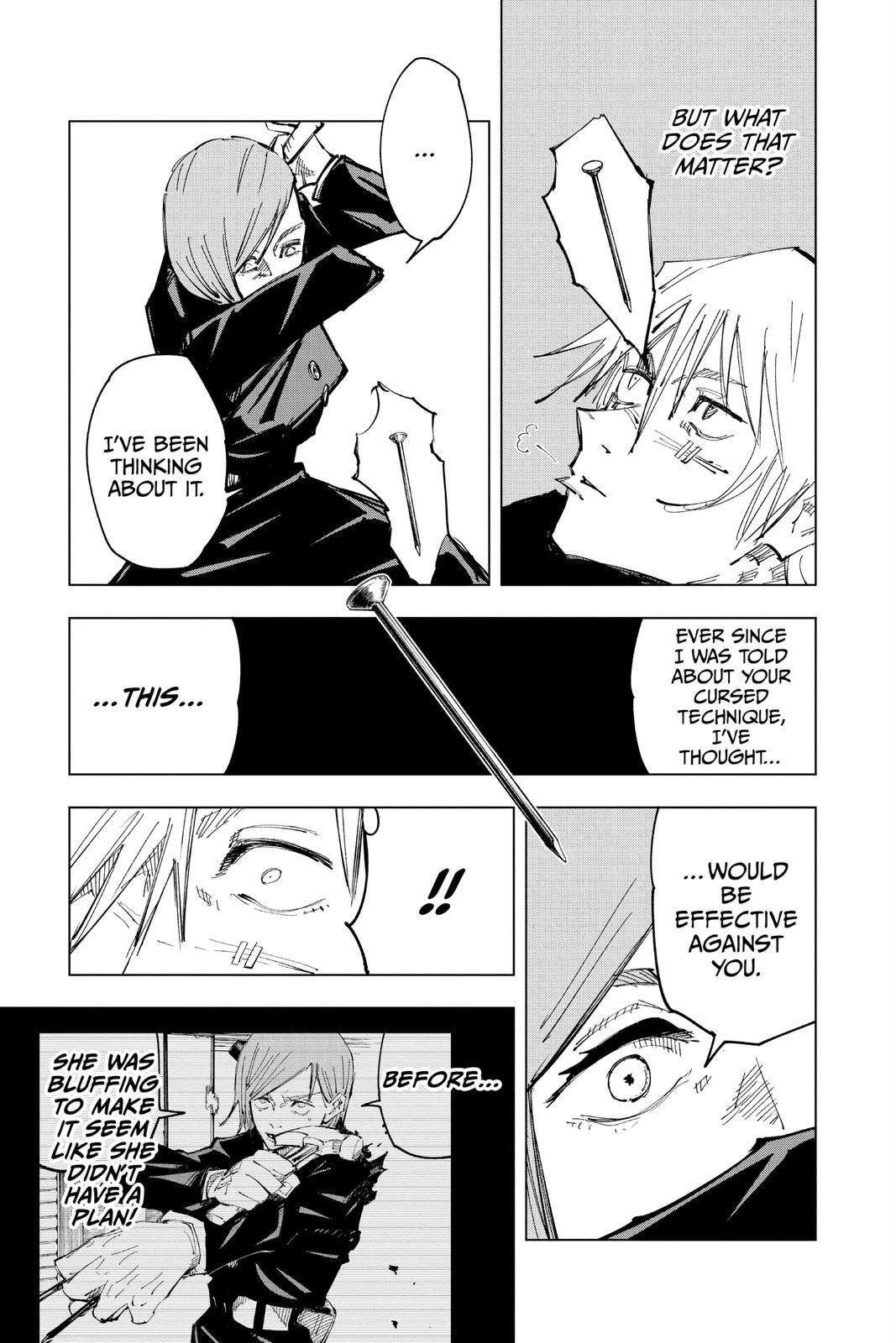 Jujutsu Kaisen Manga Chapter 123 page 16 - The Shibuya Incident, Part 41 scene