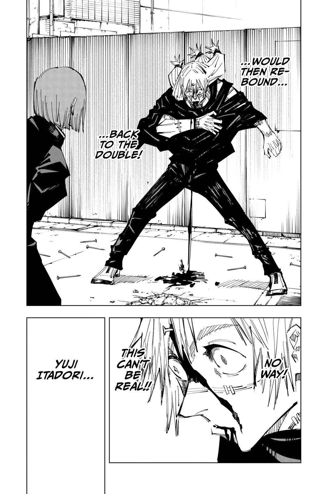 Jujutsu Kaisen Manga Chapter 123 page 20 - The Shibuya Incident, Part 41 scene
