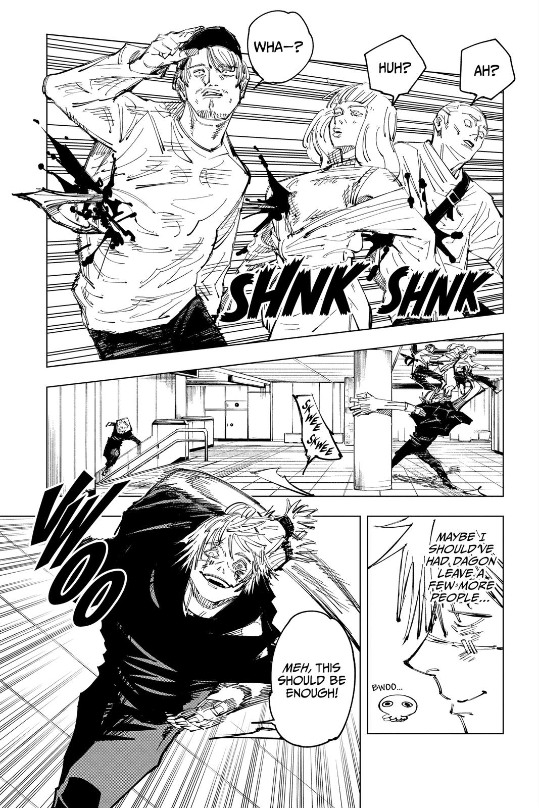 Jujutsu Kaisen Manga Chapter 123 page 4 - The Shibuya Incident, Part 41 scene