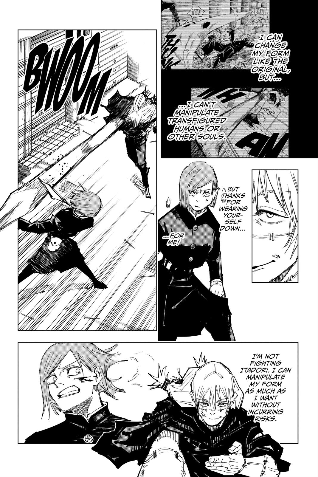 Jujutsu Kaisen Manga Chapter 123 page 9 - The Shibuya Incident, Part 41 scene