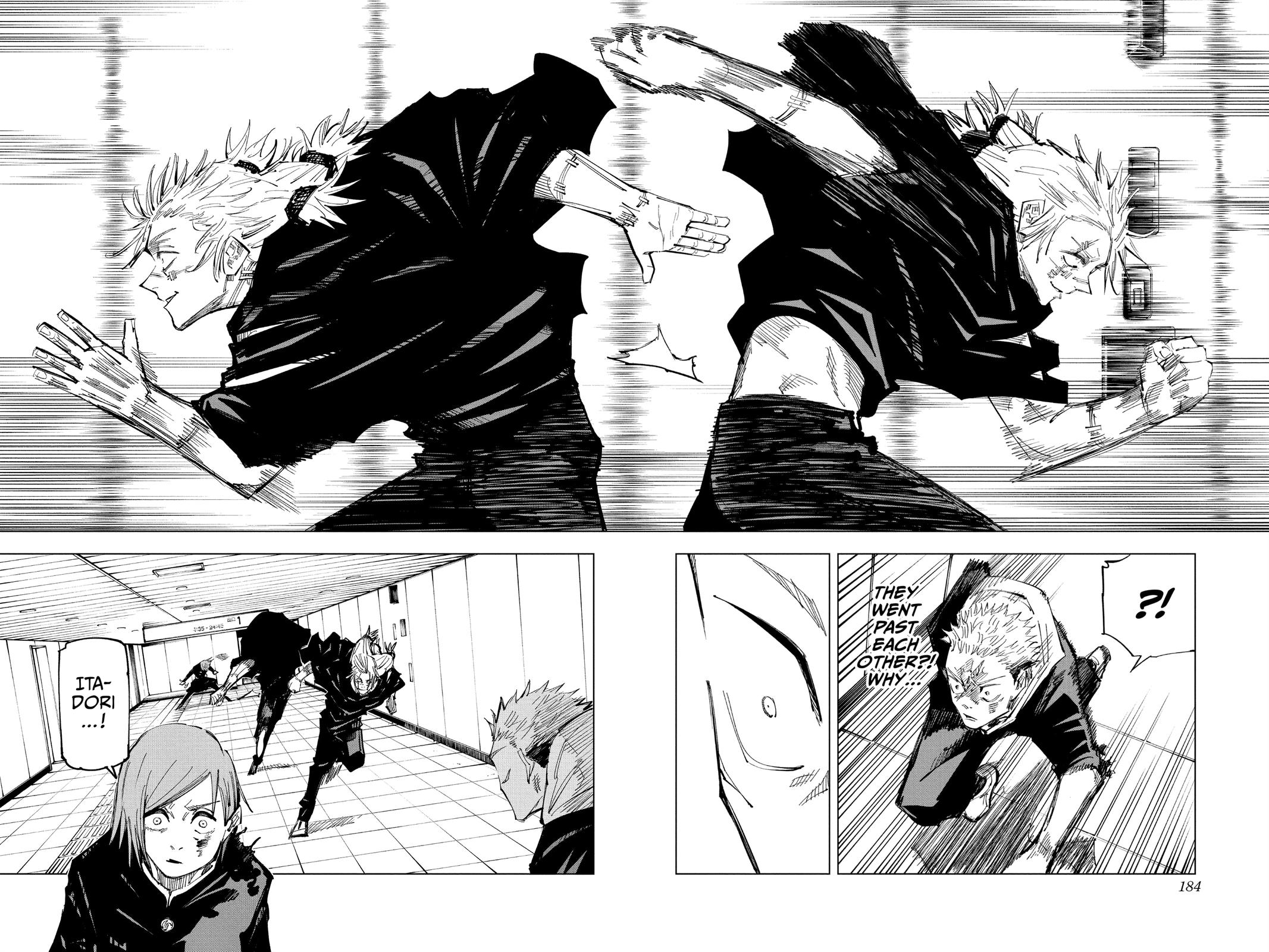 Jujutsu Kaisen Manga Chapter 124 page 12 - The Shibuya Incident, Part 42 scene