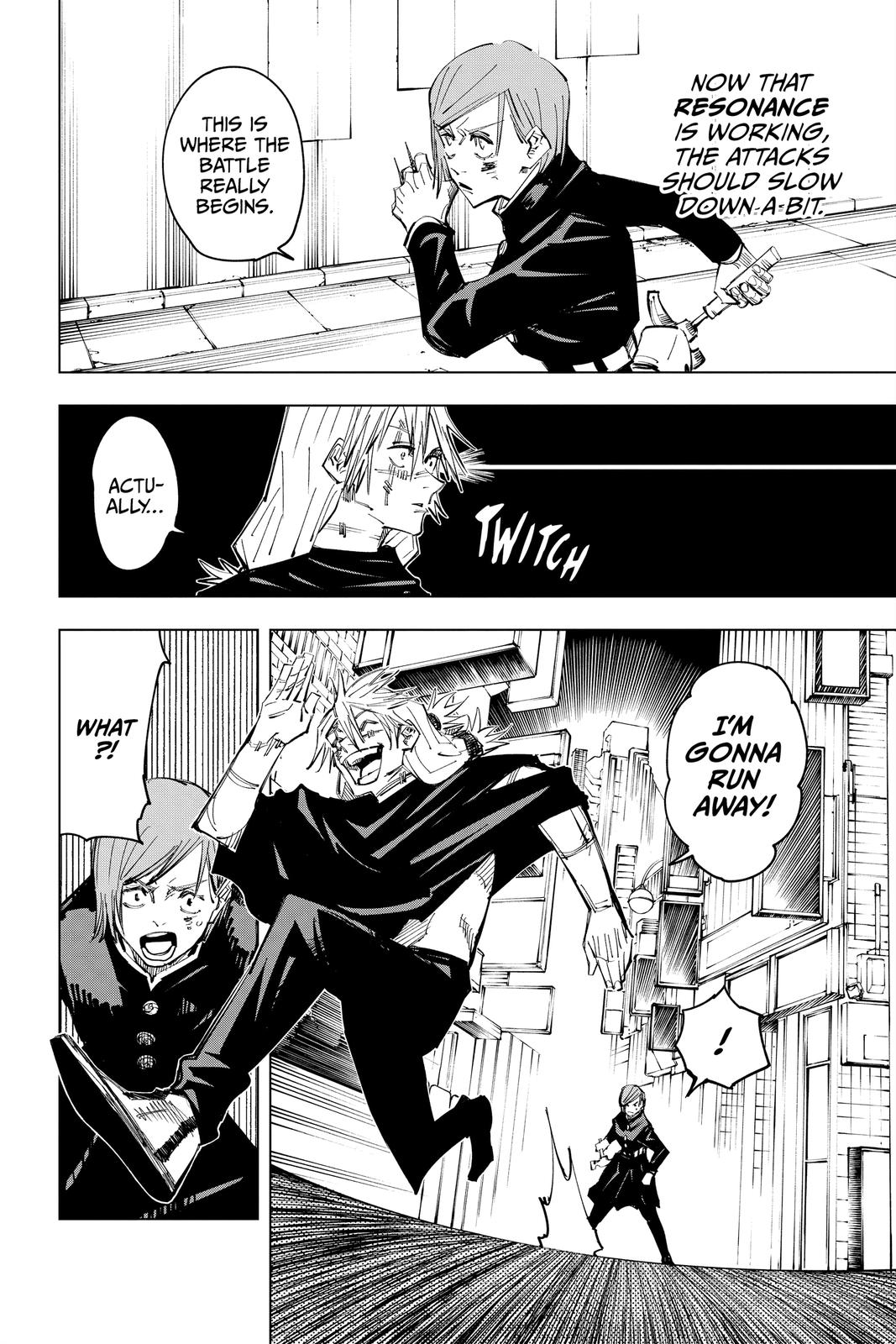 Jujutsu Kaisen Manga Chapter 124 page 6 - The Shibuya Incident, Part 42 scene