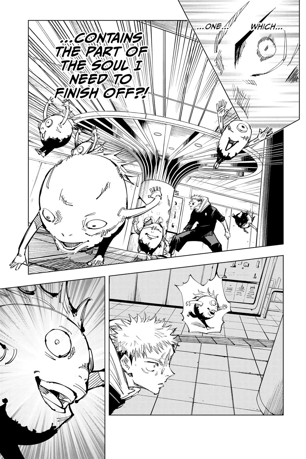 Jujutsu Kaisen Manga Chapter 124 page 9 - The Shibuya Incident, Part 42 scene