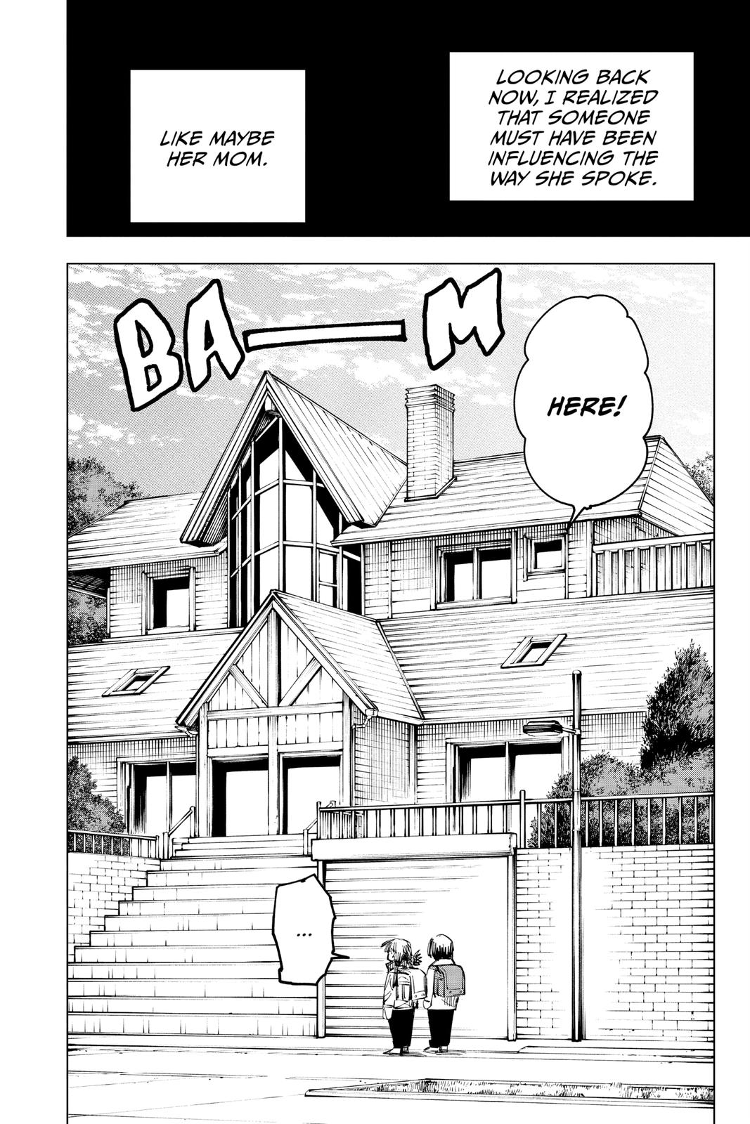 Jujutsu Kaisen Manga Chapter 125 page 12 - A Story About that Girl scene