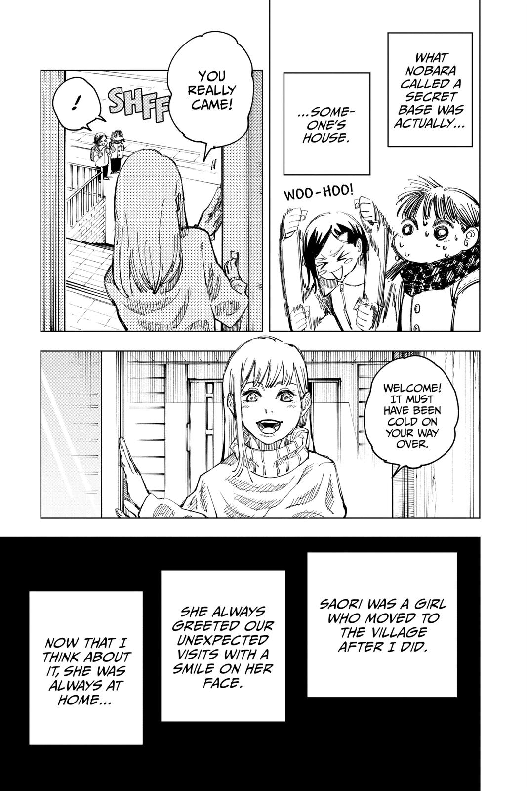 Jujutsu Kaisen Manga Chapter 125 page 13 - A Story About that Girl scene