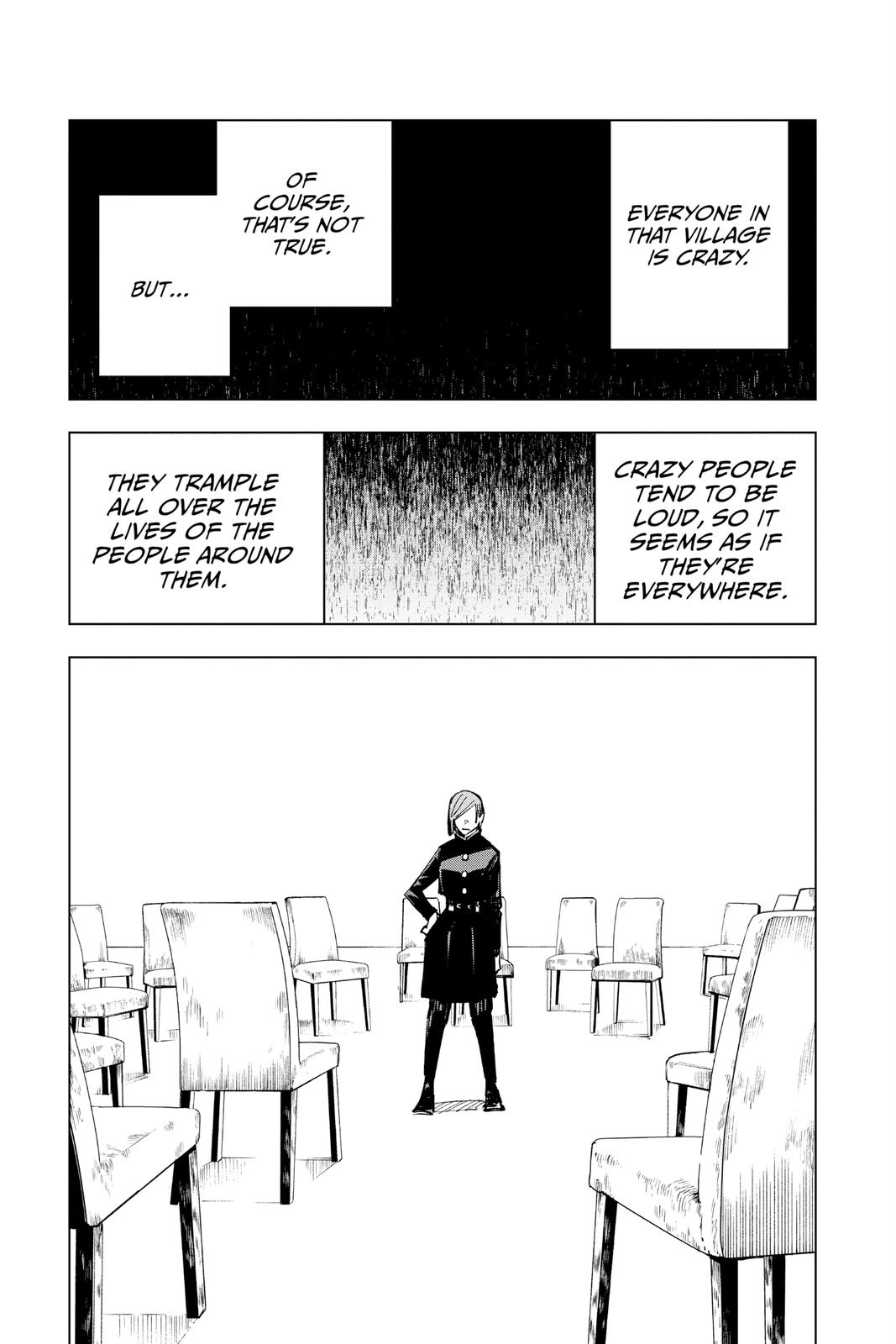 Jujutsu Kaisen Manga Chapter 125 page 21 - A Story About that Girl scene