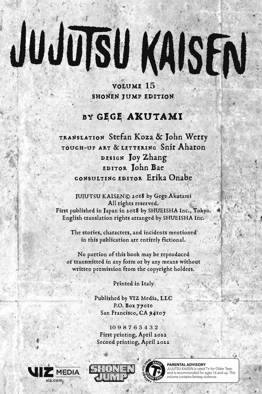 Jujutsu Kaisen Manga Chapter 125 page 3 - A Story About that Girl scene