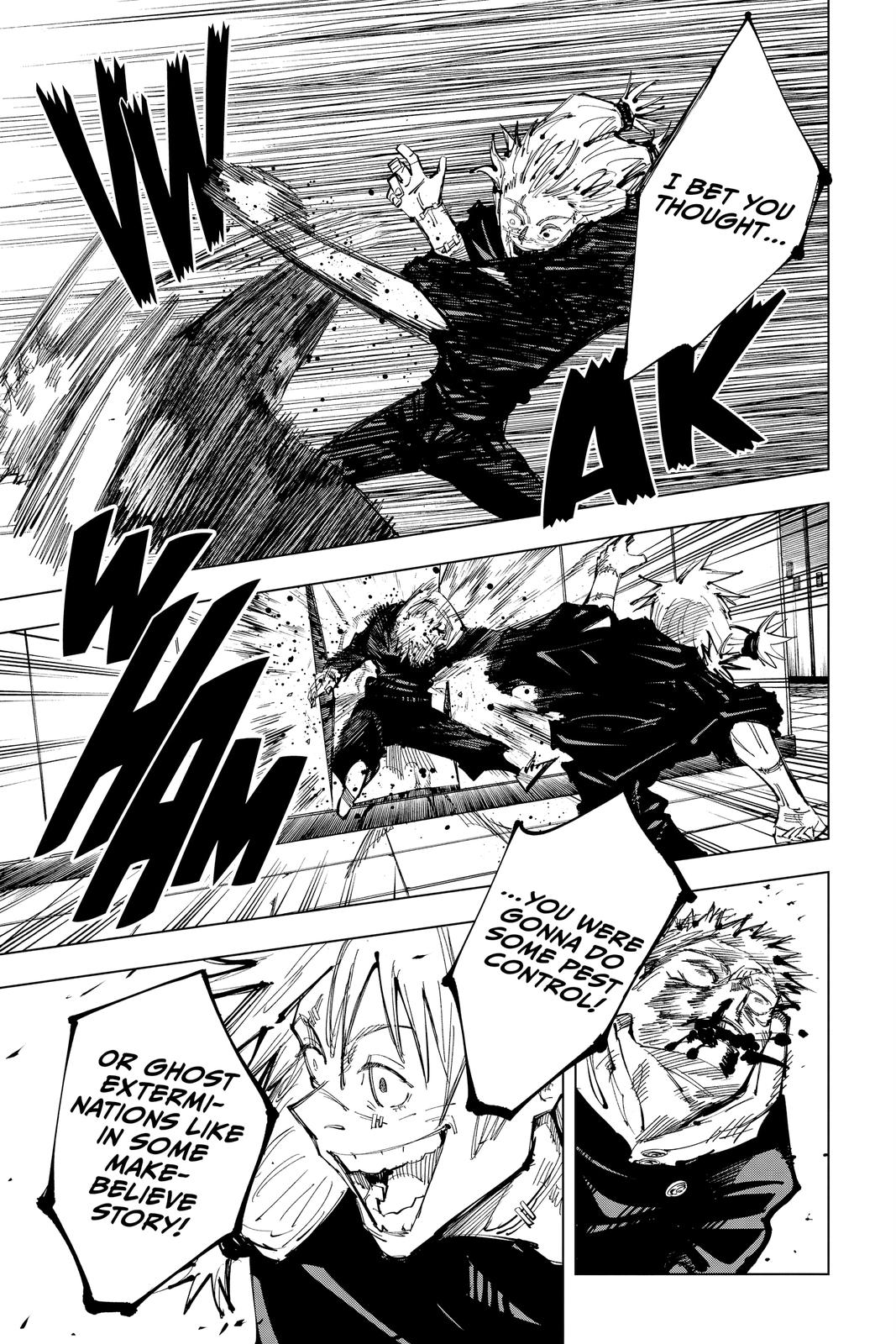 Jujutsu Kaisen Manga Chapter 126 page 10 - The Shibuya Incident, Part 43 scene