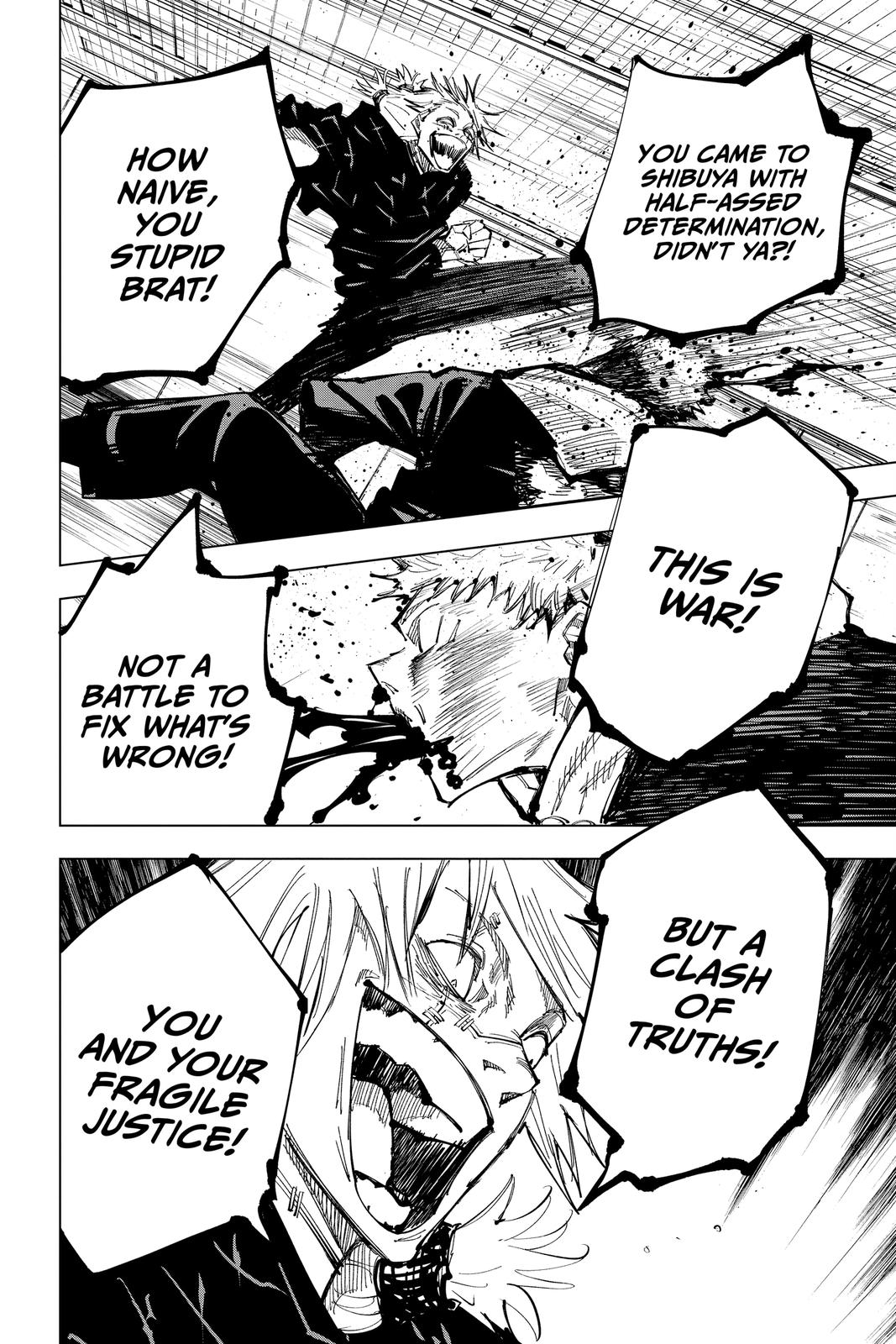 Jujutsu Kaisen Manga Chapter 126 page 11 - The Shibuya Incident, Part 43 scene