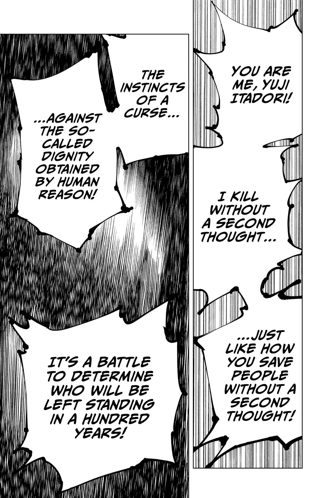 Jujutsu Kaisen Manga Chapter 126 page 12 - The Shibuya Incident, Part 43 scene