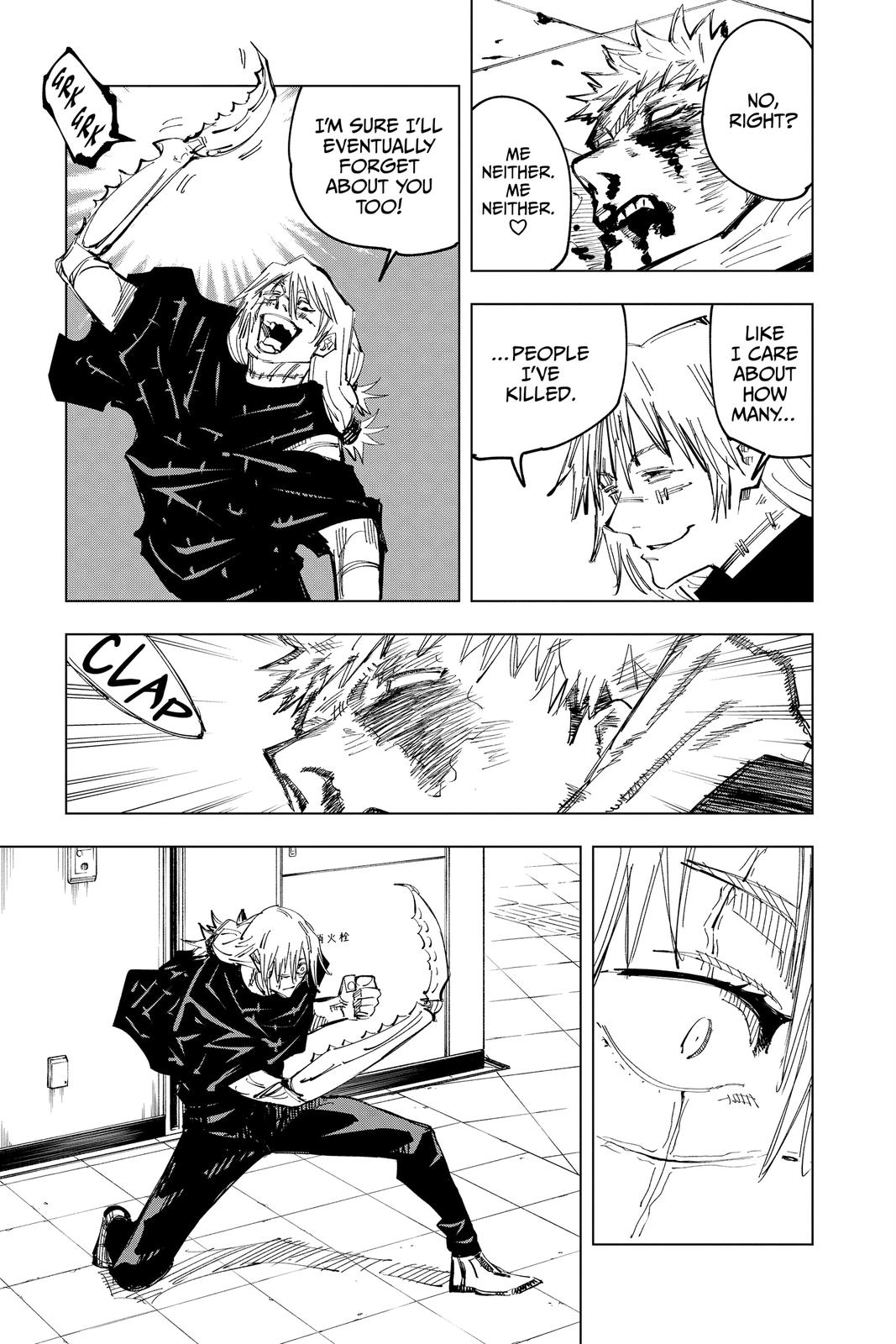 Jujutsu Kaisen Manga Chapter 126 page 14 - The Shibuya Incident, Part 43 scene