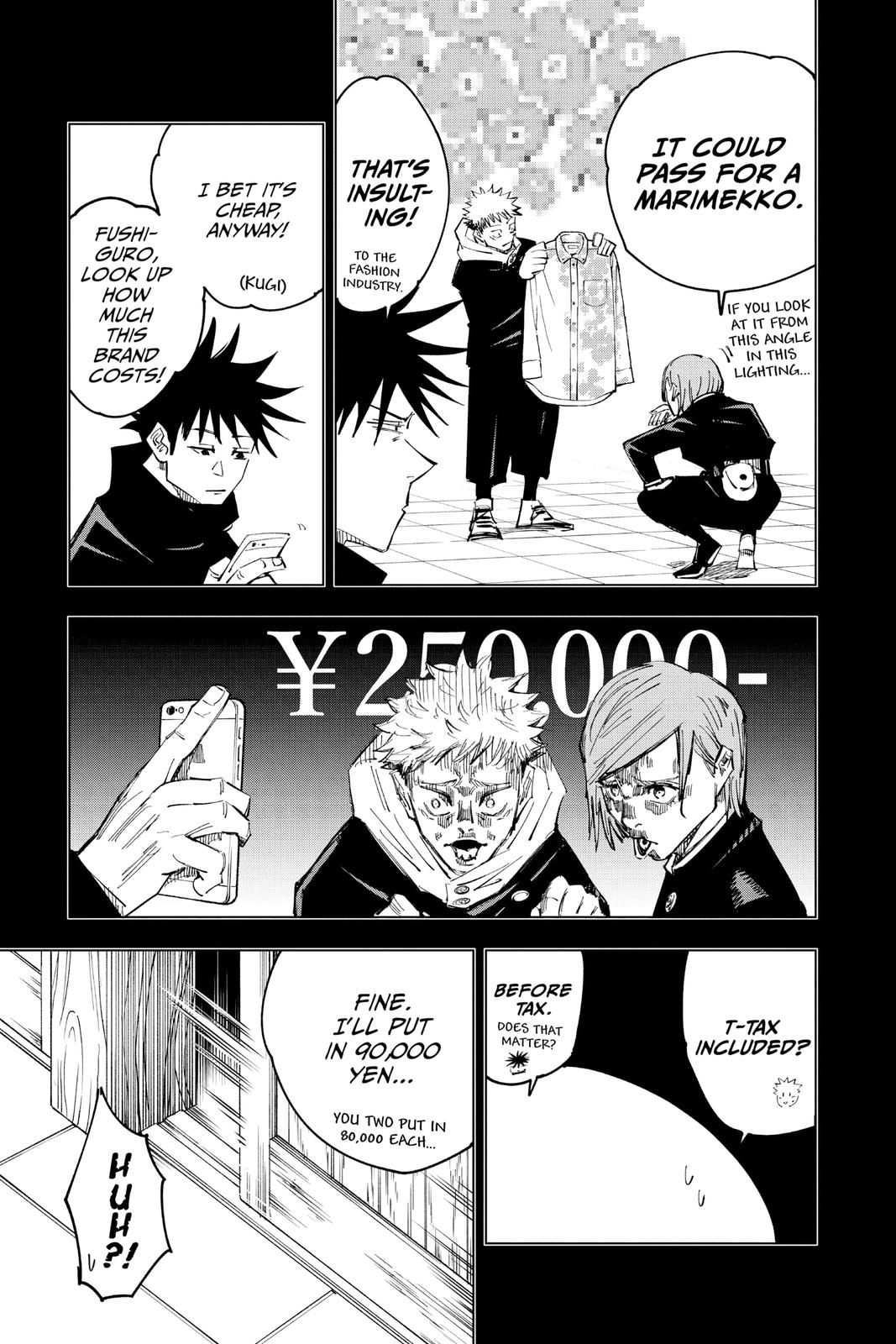 Jujutsu Kaisen Manga Chapter 126 page 3 - The Shibuya Incident, Part 43 scene