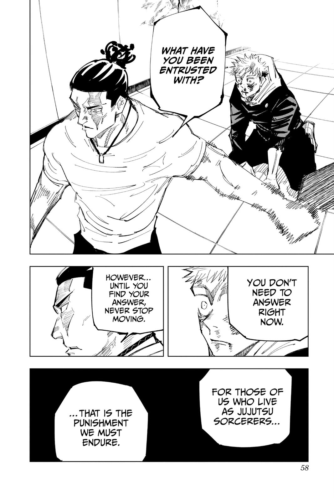 Jujutsu Kaisen Manga Chapter 127 page 11 - The Shibuya Incident, Part 44 scene