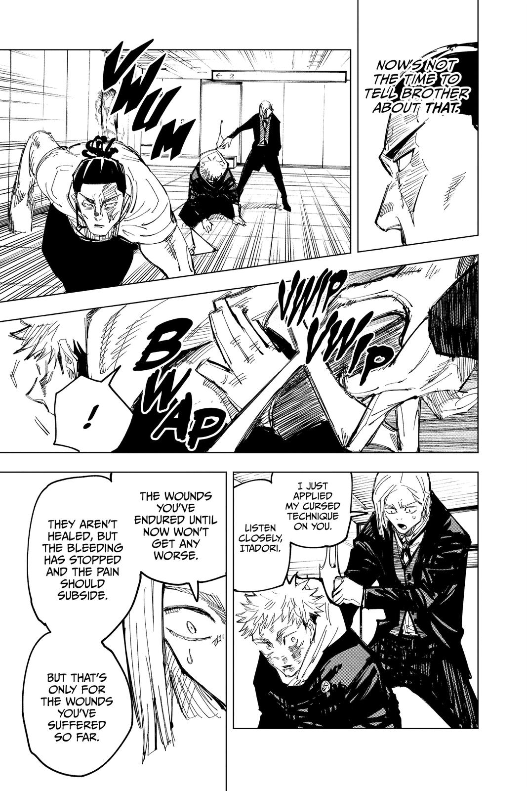 Jujutsu Kaisen Manga Chapter 127 page 12 - The Shibuya Incident, Part 44 scene