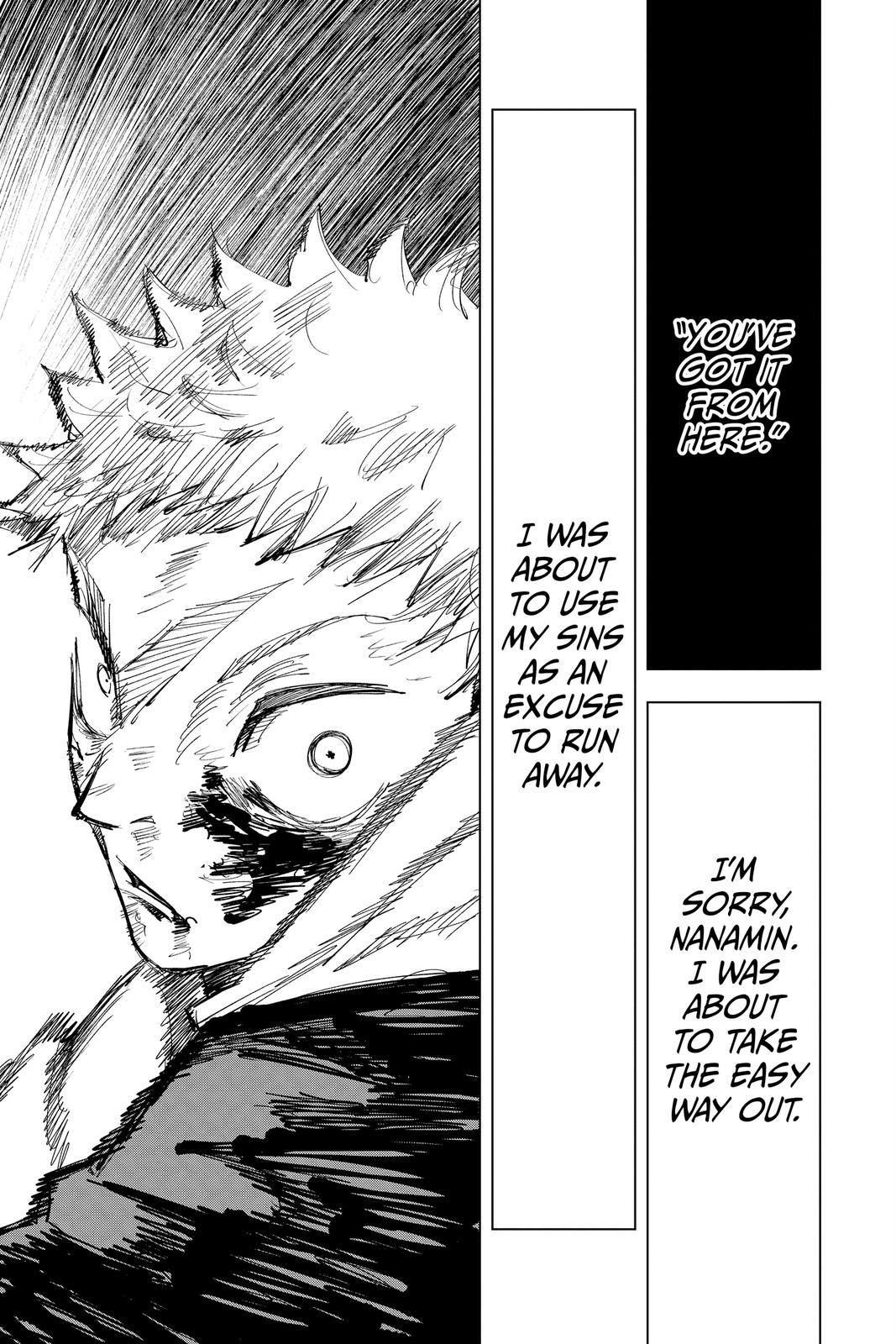 Jujutsu Kaisen Manga Chapter 127 page 18 - The Shibuya Incident, Part 44 scene