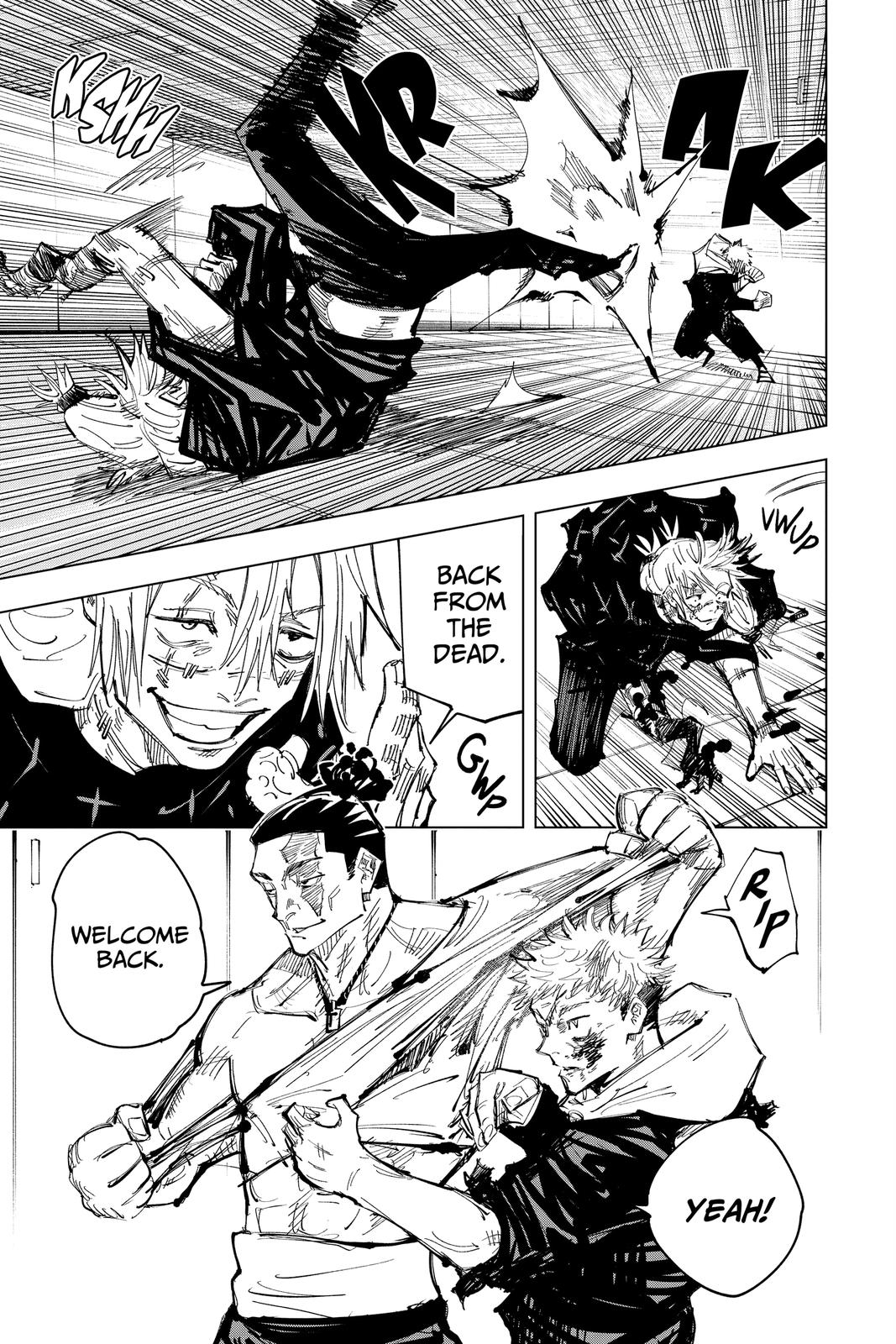 Jujutsu Kaisen Manga Chapter 127 page 21 - The Shibuya Incident, Part 44 scene