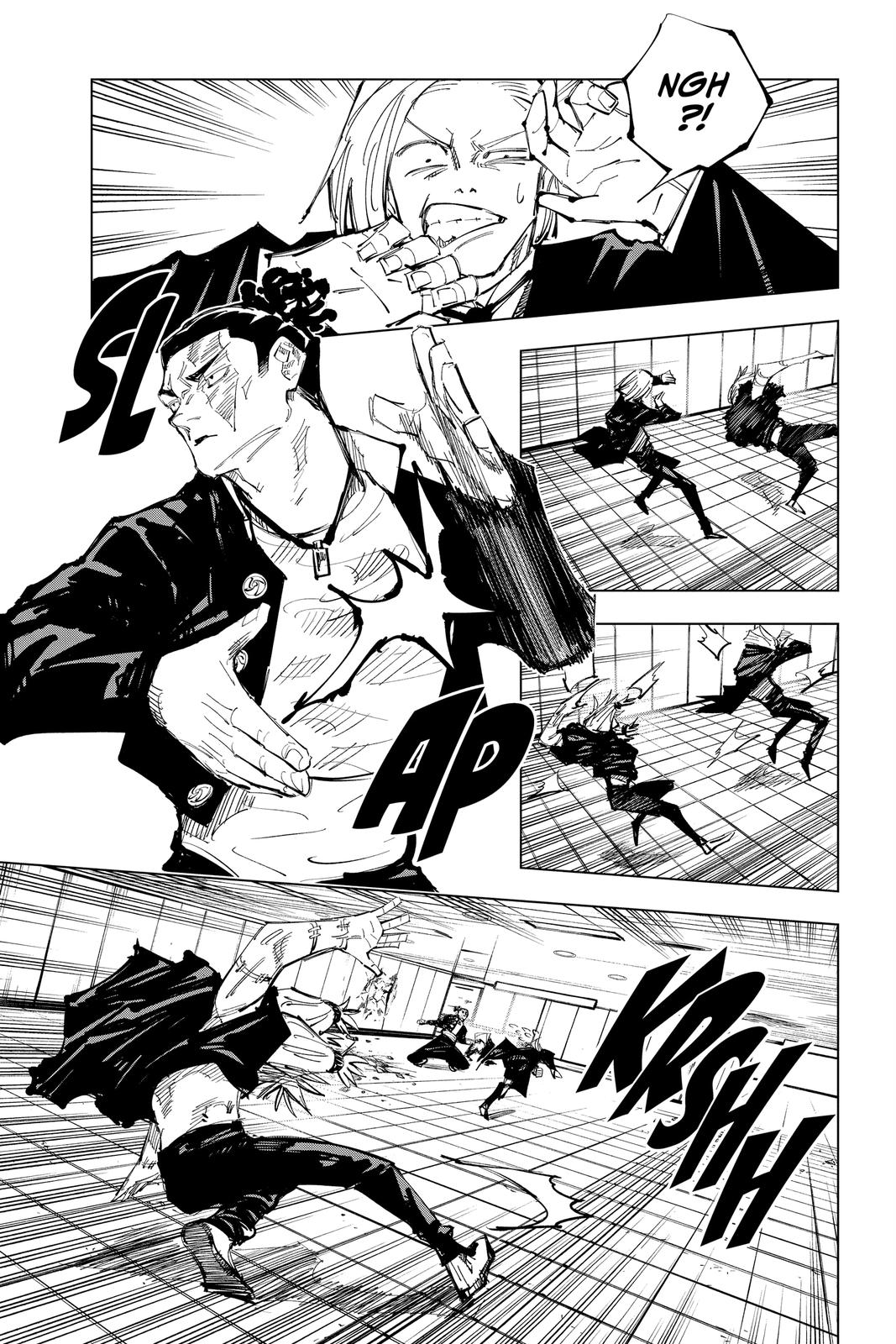 Jujutsu Kaisen Manga Chapter 127 page 8 - The Shibuya Incident, Part 44 scene