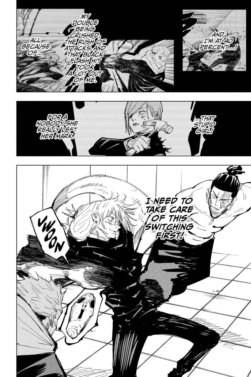 Jujutsu Kaisen Manga Chapter 128 page 10 - The Shibuya Incident, Part 45 scene