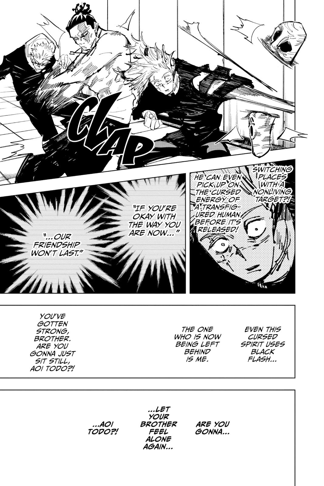 Jujutsu Kaisen Manga Chapter 128 page 11 - The Shibuya Incident, Part 45 scene