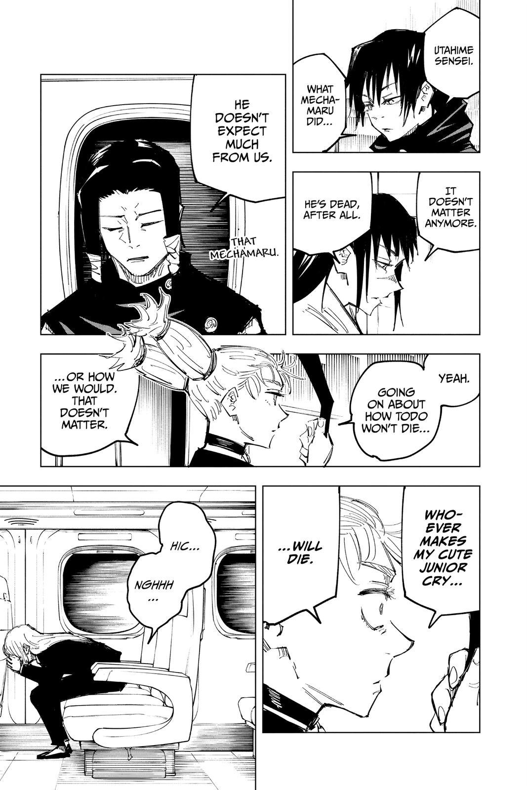 Jujutsu Kaisen Manga Chapter 128 page 7 - The Shibuya Incident, Part 45 scene