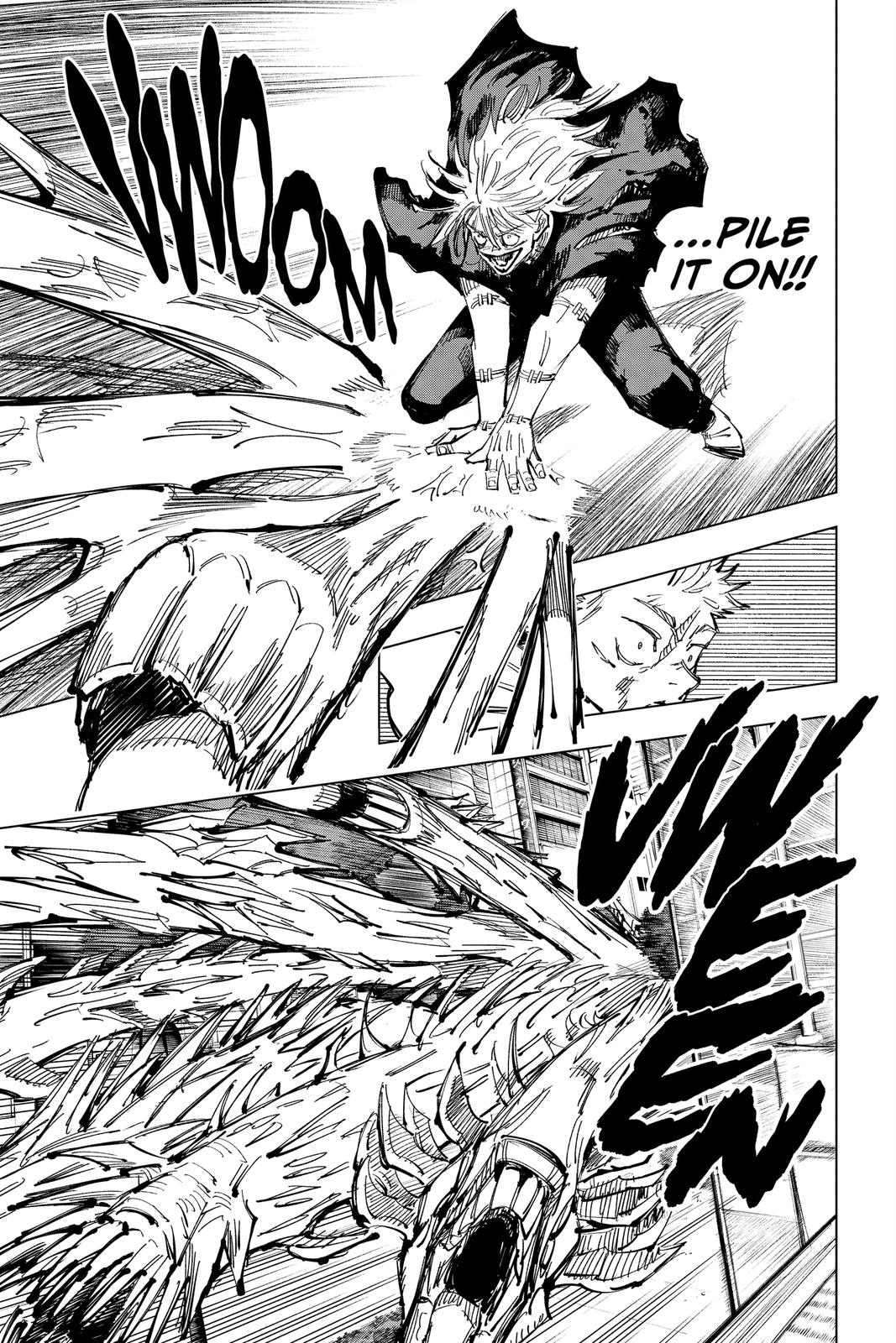 Jujutsu Kaisen Manga Chapter 129 page 12 - The Shibuya Incident, Part 46 scene