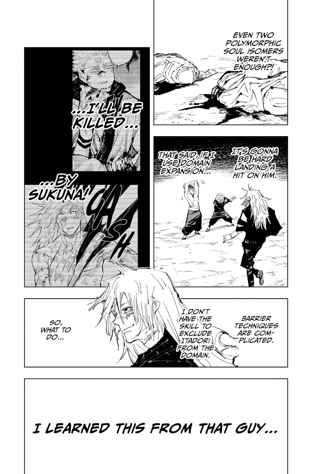 Jujutsu Kaisen Manga Chapter 129 page 16 - The Shibuya Incident, Part 46 scene