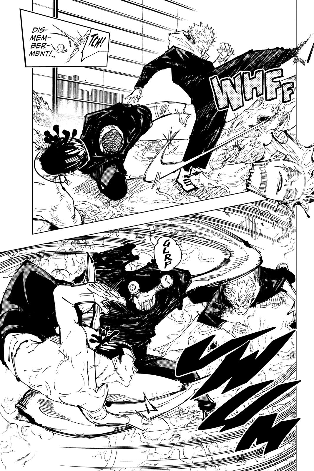 Jujutsu Kaisen Manga Chapter 129 page 3 - The Shibuya Incident, Part 46 scene