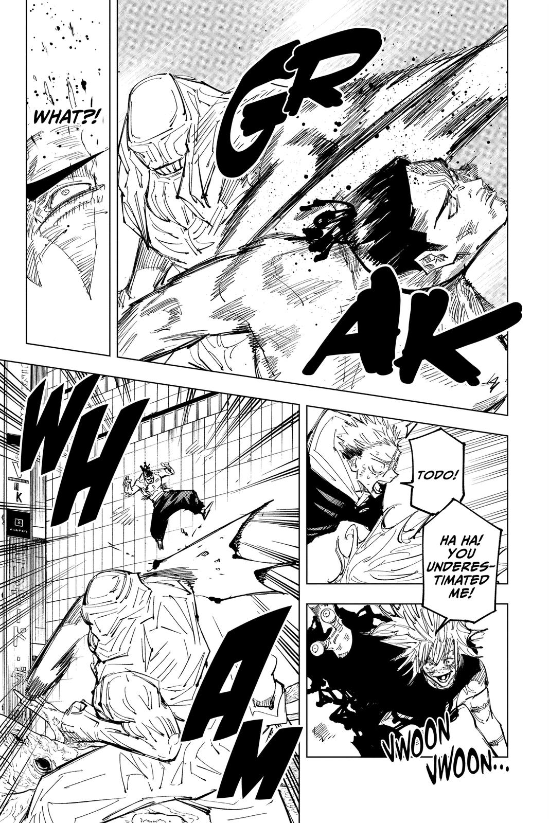Jujutsu Kaisen Manga Chapter 129 page 7 - The Shibuya Incident, Part 46 scene