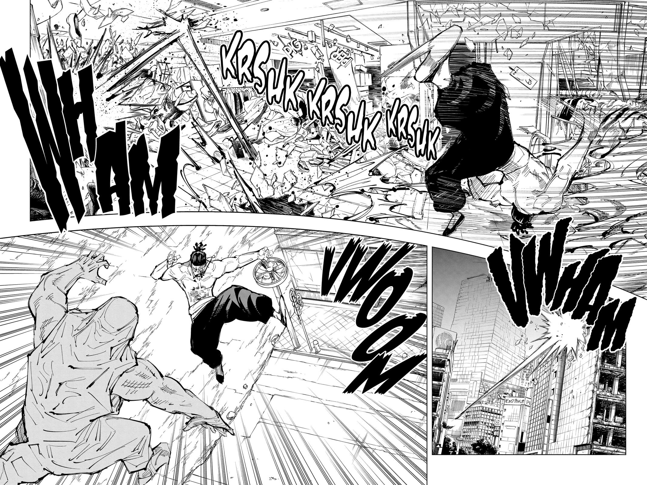 Jujutsu Kaisen Manga Chapter 129 page 8 - The Shibuya Incident, Part 46 scene
