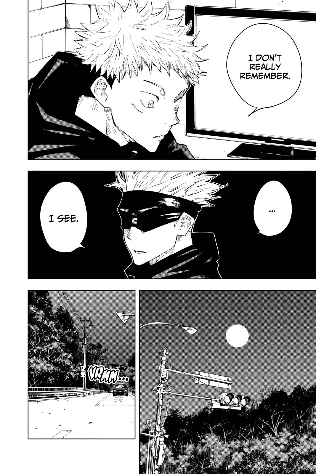 Jujutsu Kaisen Manga Chapter 13 page 12 - Watching Movies scene